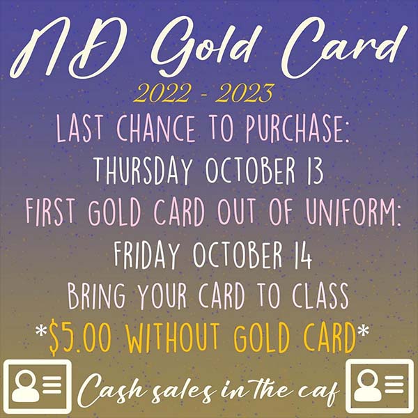 gold card last chance